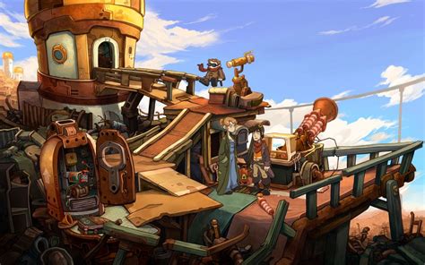  Deponia, 풍자적이고 기묘한 미래를 탐험하는 어드벤처 게임!